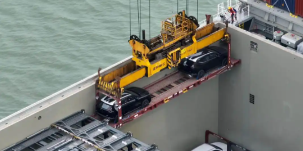 汽车集装箱海运，，可折叠集装箱商品车专用框架